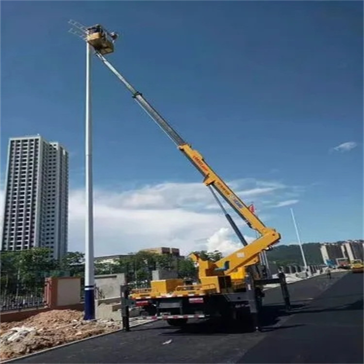 杭州余杭维修路灯的曲臂升降车出租